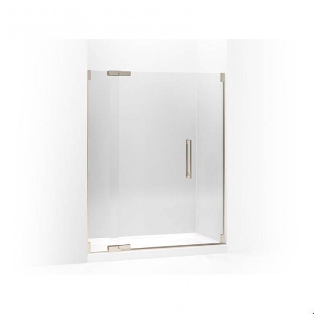 Purist&#xae; Pivot shower door, 72-1/4&apos;&apos; H x 57-1/4 - 59-3/4&apos;&apos; W, with 1/2&apo