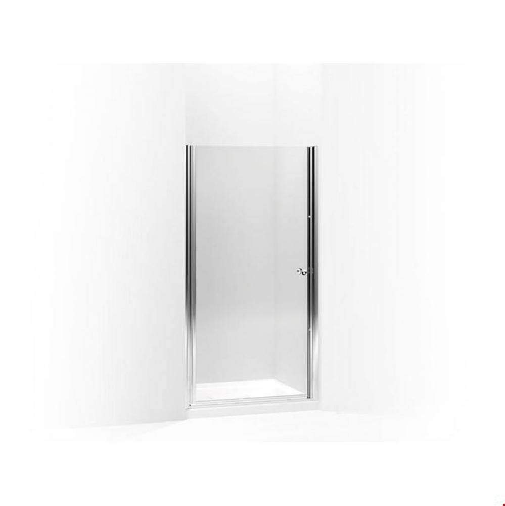 Fluence&#xae; Pivot shower door, 65-1/2&apos;&apos; H x 27-1/4 - 28-3/4&apos;&apos; W, with 1/4&ap