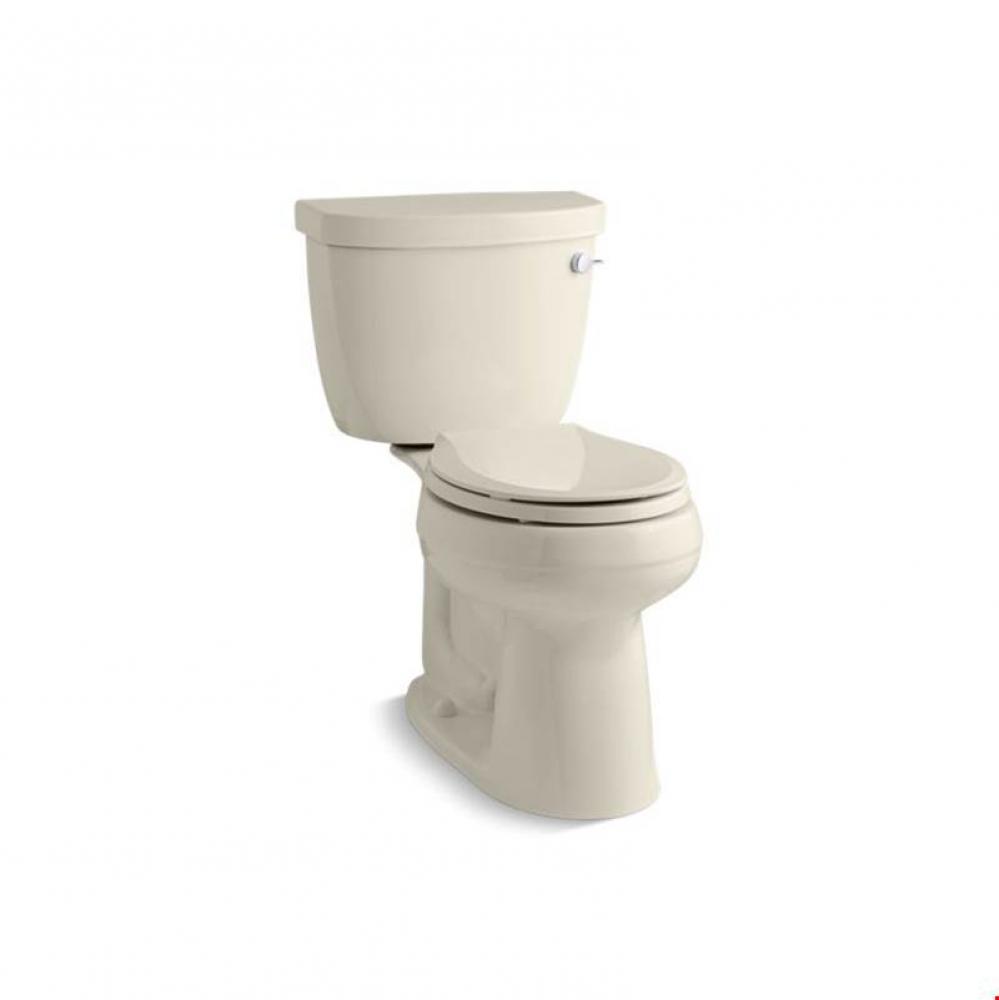 Cimarron&#xae; Comfort Height&#xae; Two-piece round-front 1.28 gpf chair height toilet with right-