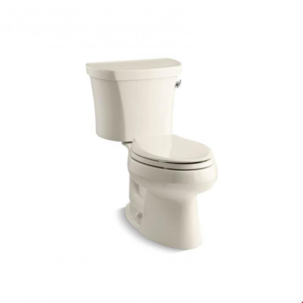 Wellworth&#xae; Two-piece elongated 1.28 gpf toilet with right-hand trip lever, tank cover locks a