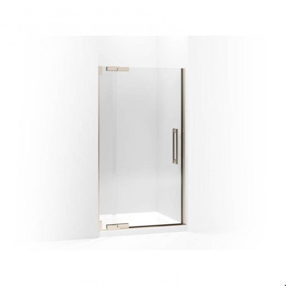 Purist&#xae; Pivot shower door, 72-1/4&apos;&apos; H x 39-1/4 - 41-3/4&apos;&apos; W, with 3/8&apo