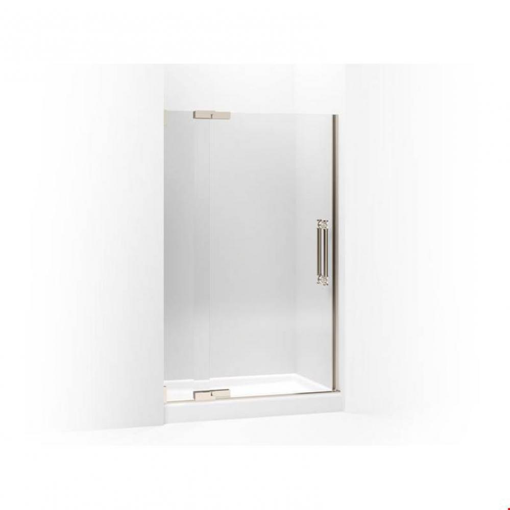 Pinstripe&#xae; Pivot shower door, 72-1/4&apos;&apos; H x 45-1/4 - 47-3/4&apos;&apos; W, with 3/8&