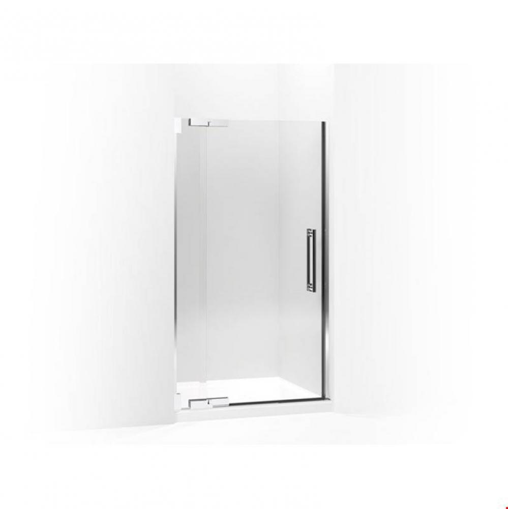 Purist&#xae; Pivot shower door, 72-1/4&apos;&apos; H x 39-1/4 - 41-3/4&apos;&apos; W, with 3/8&apo