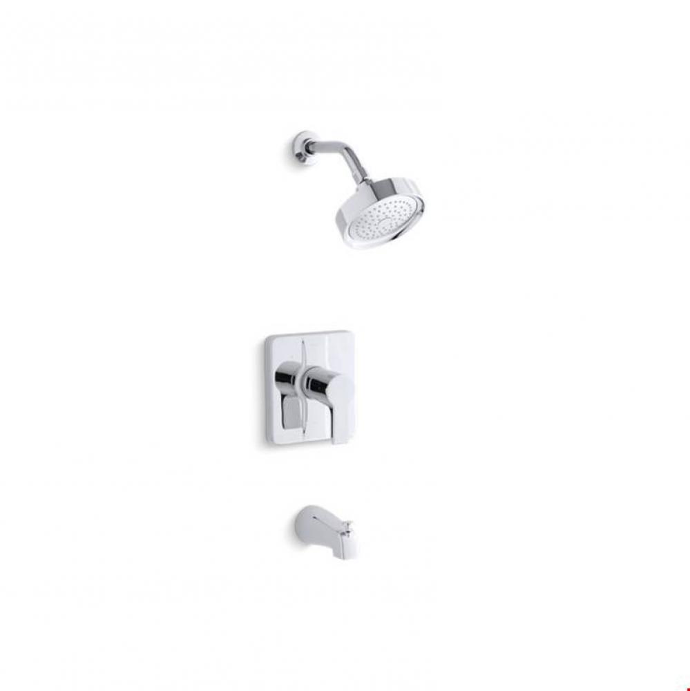 Singulier&#xae; Rite-Temp&#xae; bath and shower trim set with NPT spout, valve not included
