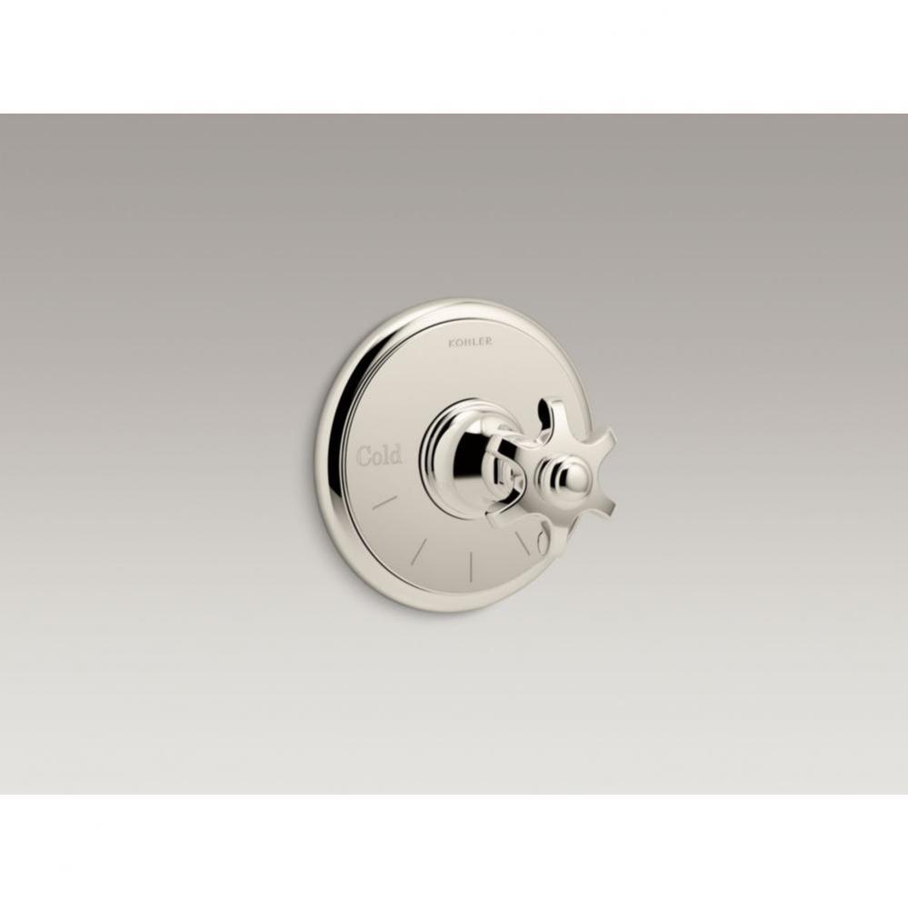 Artifacts&#xae; Thermostatic valve trim with prong handle