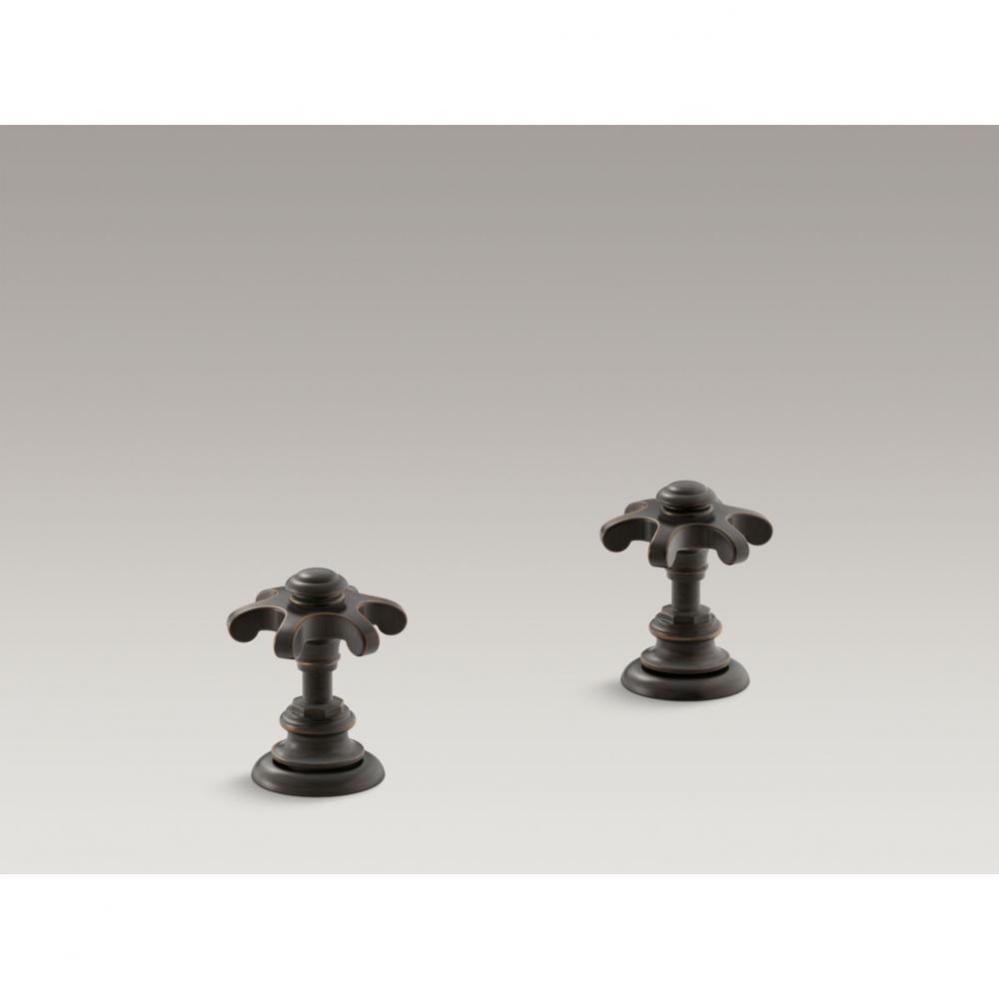 Artifacts&#xae; Deck-mount bath prong handle trim