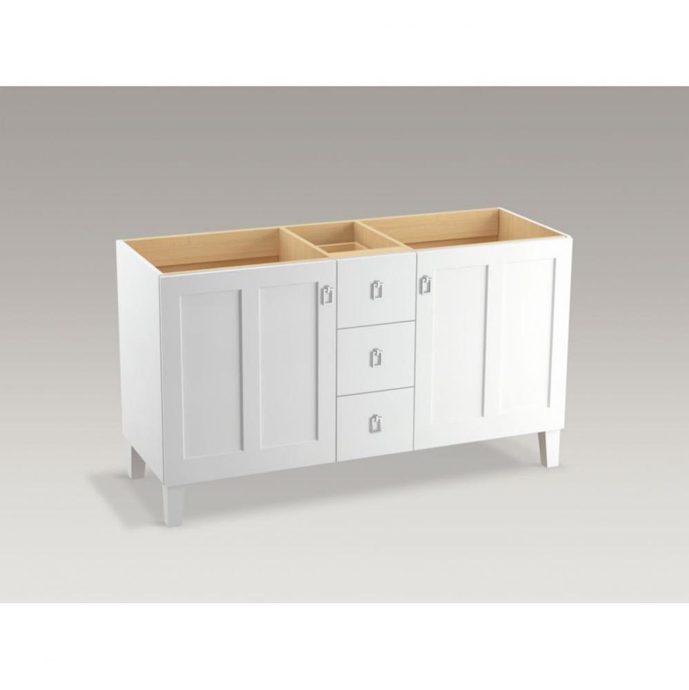 Poplin™ Vanity, 60 2 Door 4 Dwr Legs