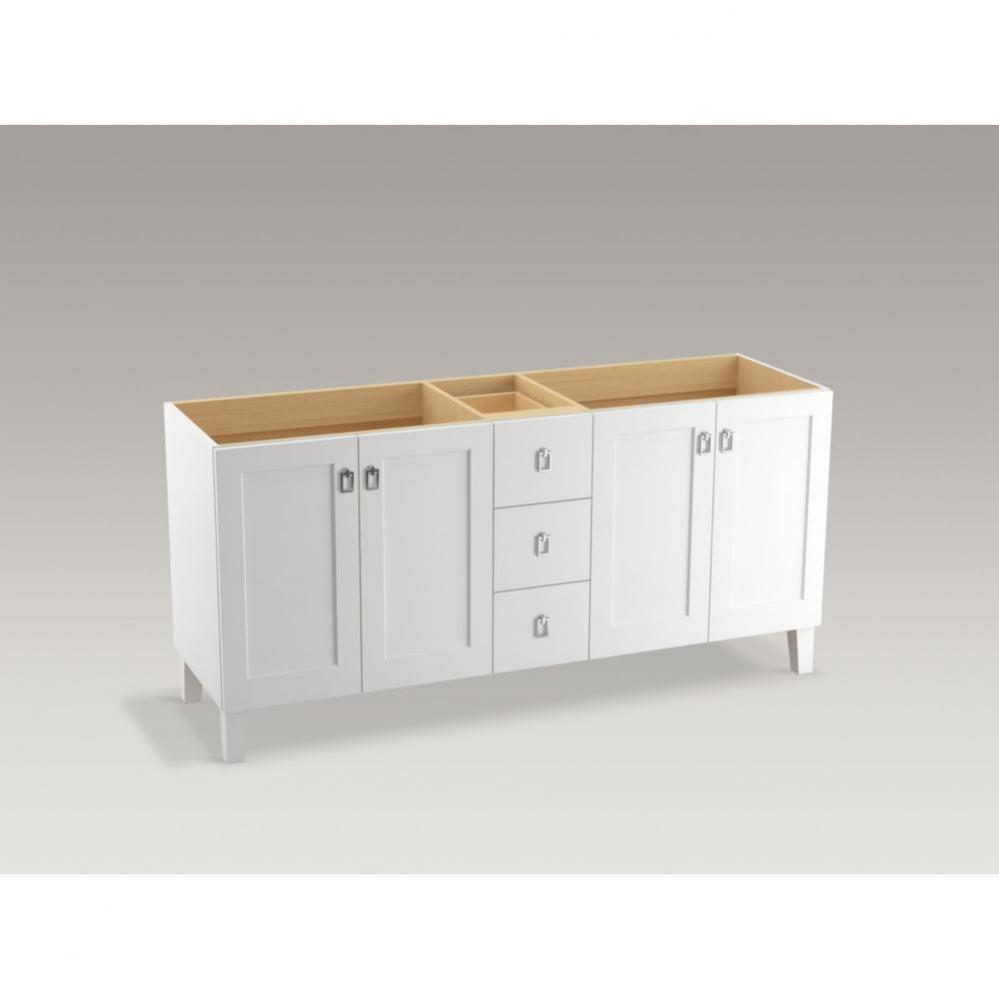 Poplin™ Vanity, 72 4 Door 4 Dwr Legs