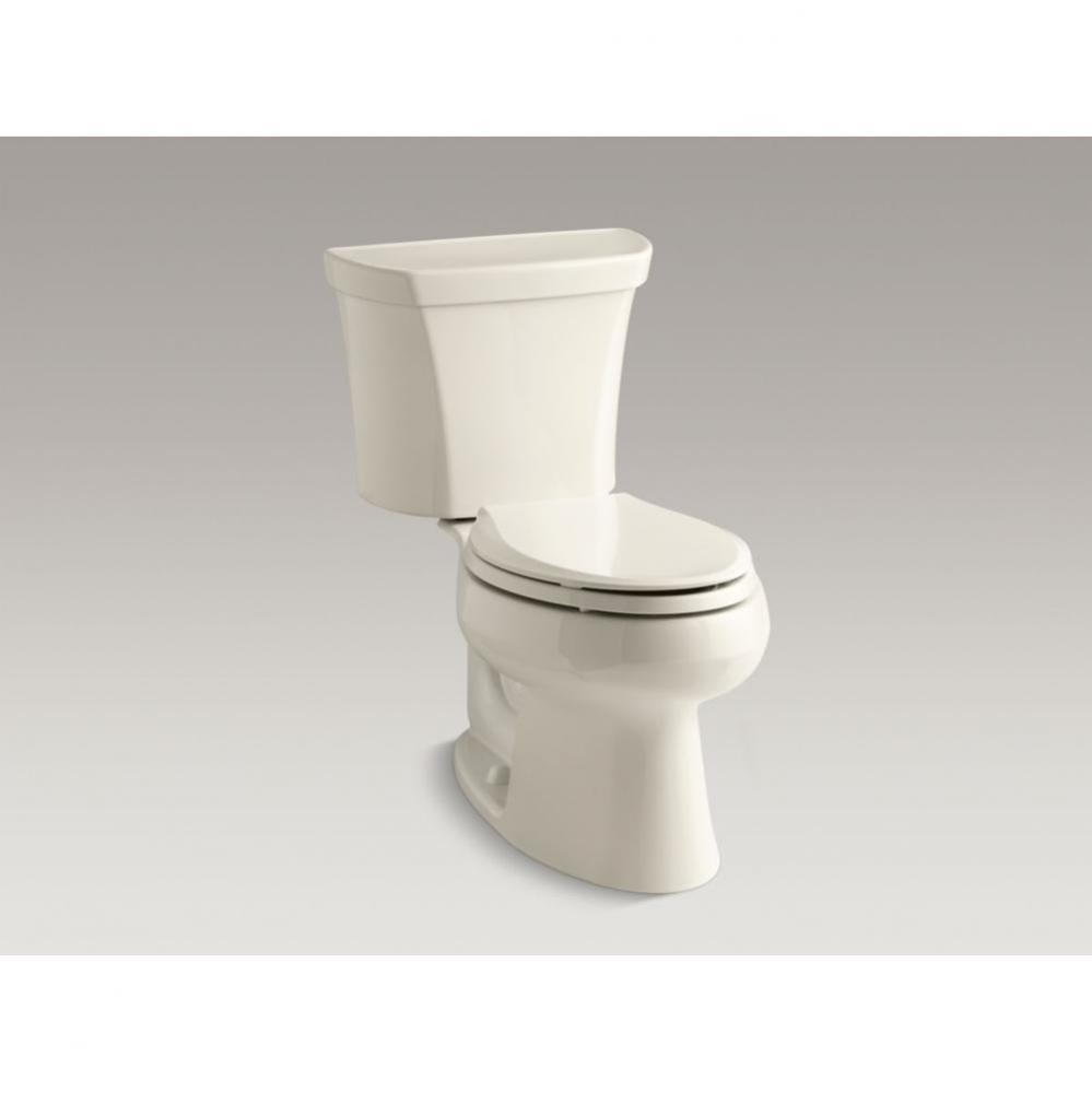 Wellworth&#xae; Two piece elongated dual flush toilet with right hand trip lever