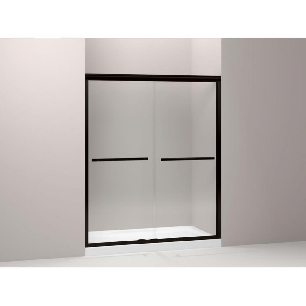 Gradient&#xae; Sliding shower door, 70-1/16&apos;&apos; H x 56-5/8 - 59-5/8&apos;&apos; W, with 1/