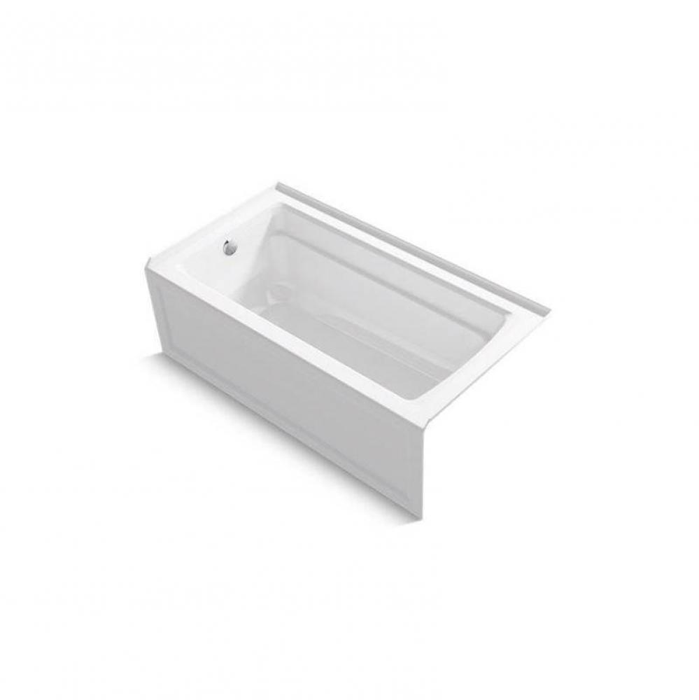 Archer&#xae; 60&apos;&apos; x 32&apos;&apos; alcove bath with integral apron and left drain