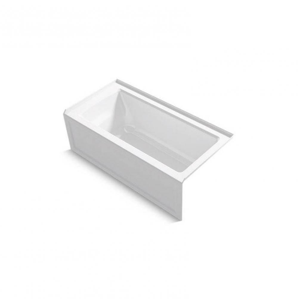 Archer&#xae; 60&apos;&apos; x 30&apos;&apos; alcove bath with integral apron and right drain