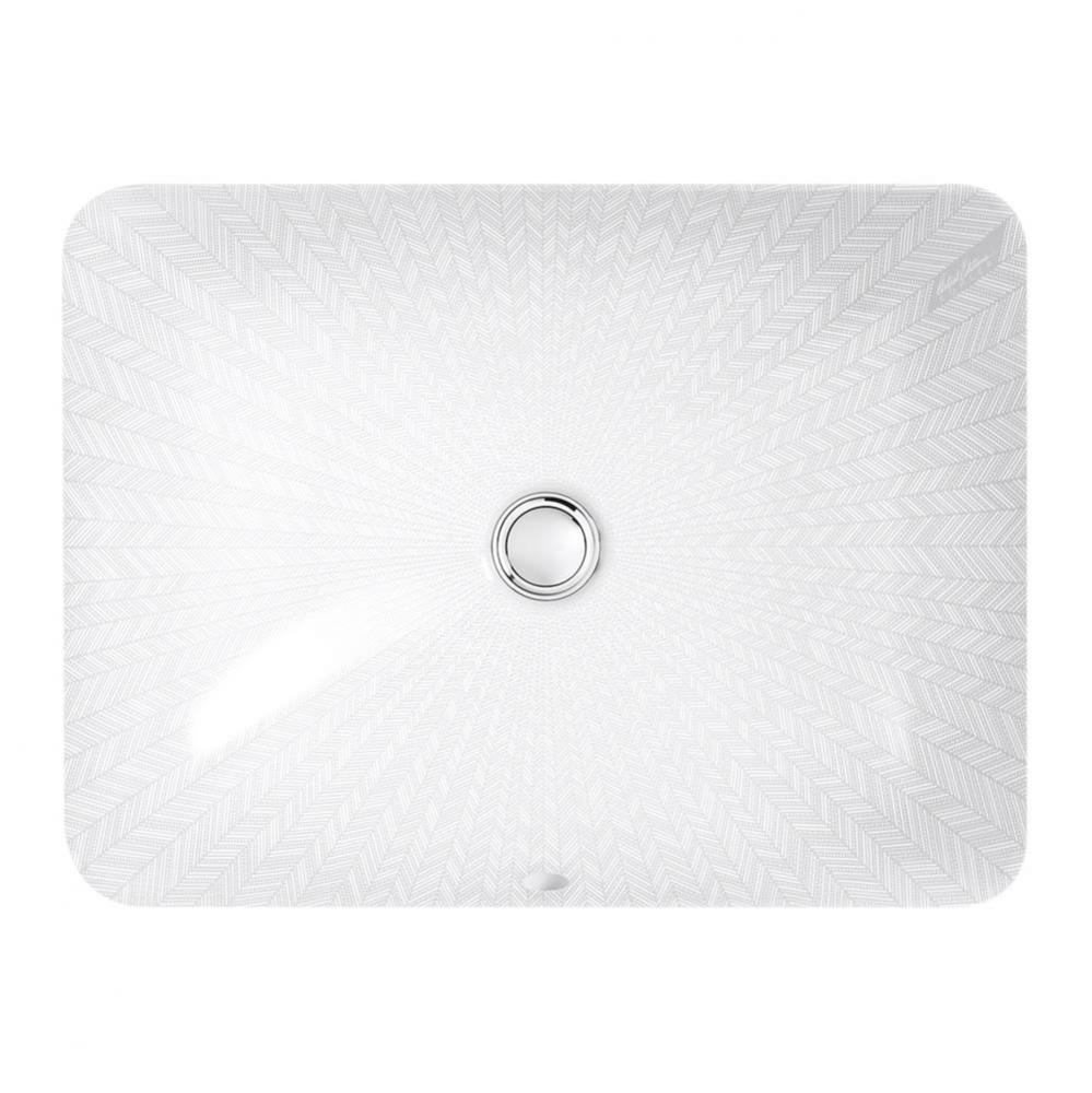 Sartorial™ Herringbone Caxton&#xae; Rectangle Undermount bathroom sink