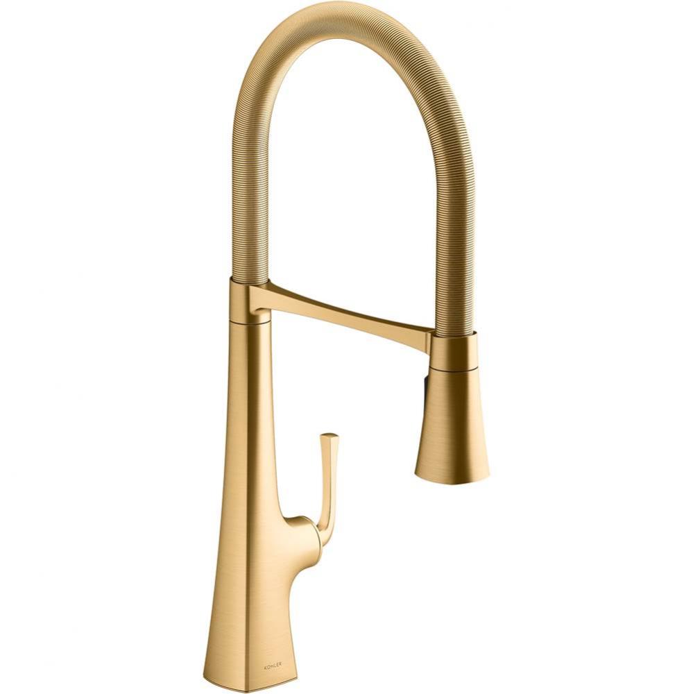 Graze&#xae; Single-handle semi-professional kitchen sink faucet with 24-5/16&apos;&apos; spout