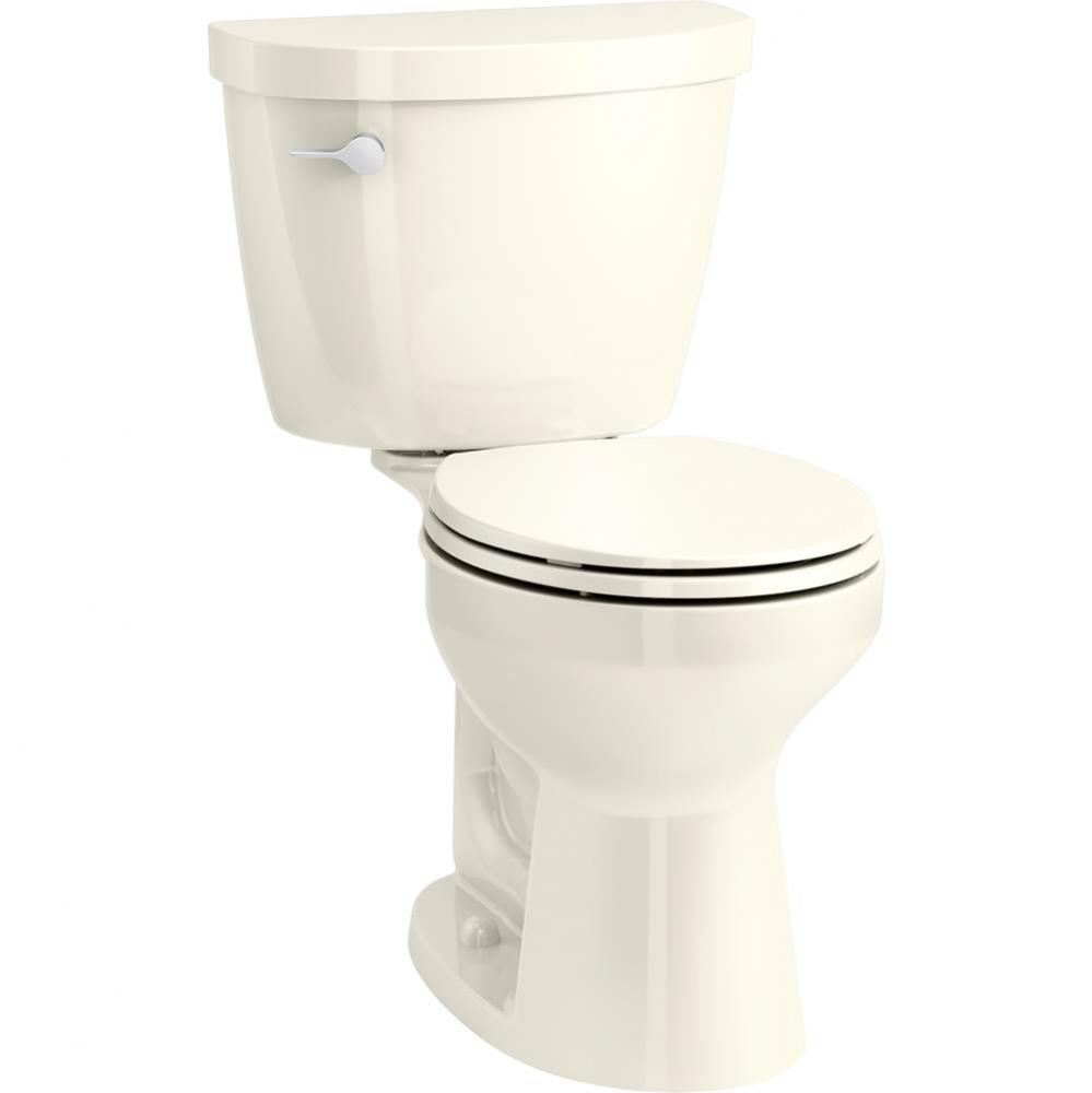 Cimarron Comfort Height Two-piece Round-front 1.28 Gpf Toilet With Revolution 360 And Continuouscl