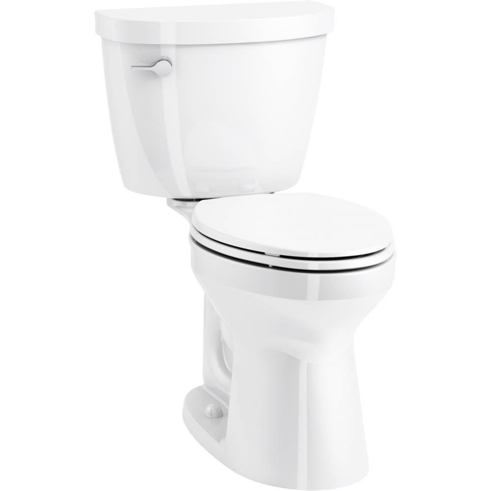 Cimarron Comfort Height Two-piece Elongated 1.28 Gpf Toilet With Revolution 360 And Continuousclea