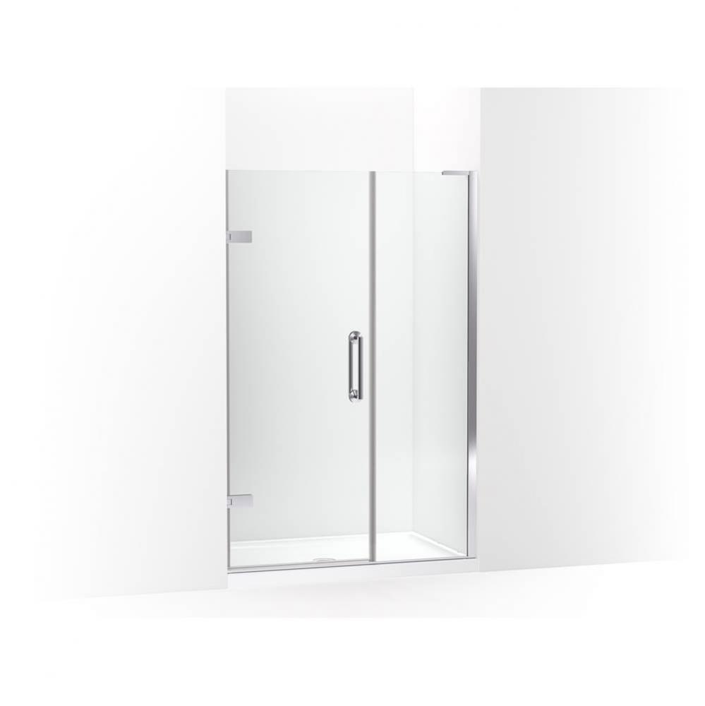 Components™ Frameless pivot shower door, 71-3/4&apos;&apos; H x 46 - 46-3/4&apos;&apos; W, with
