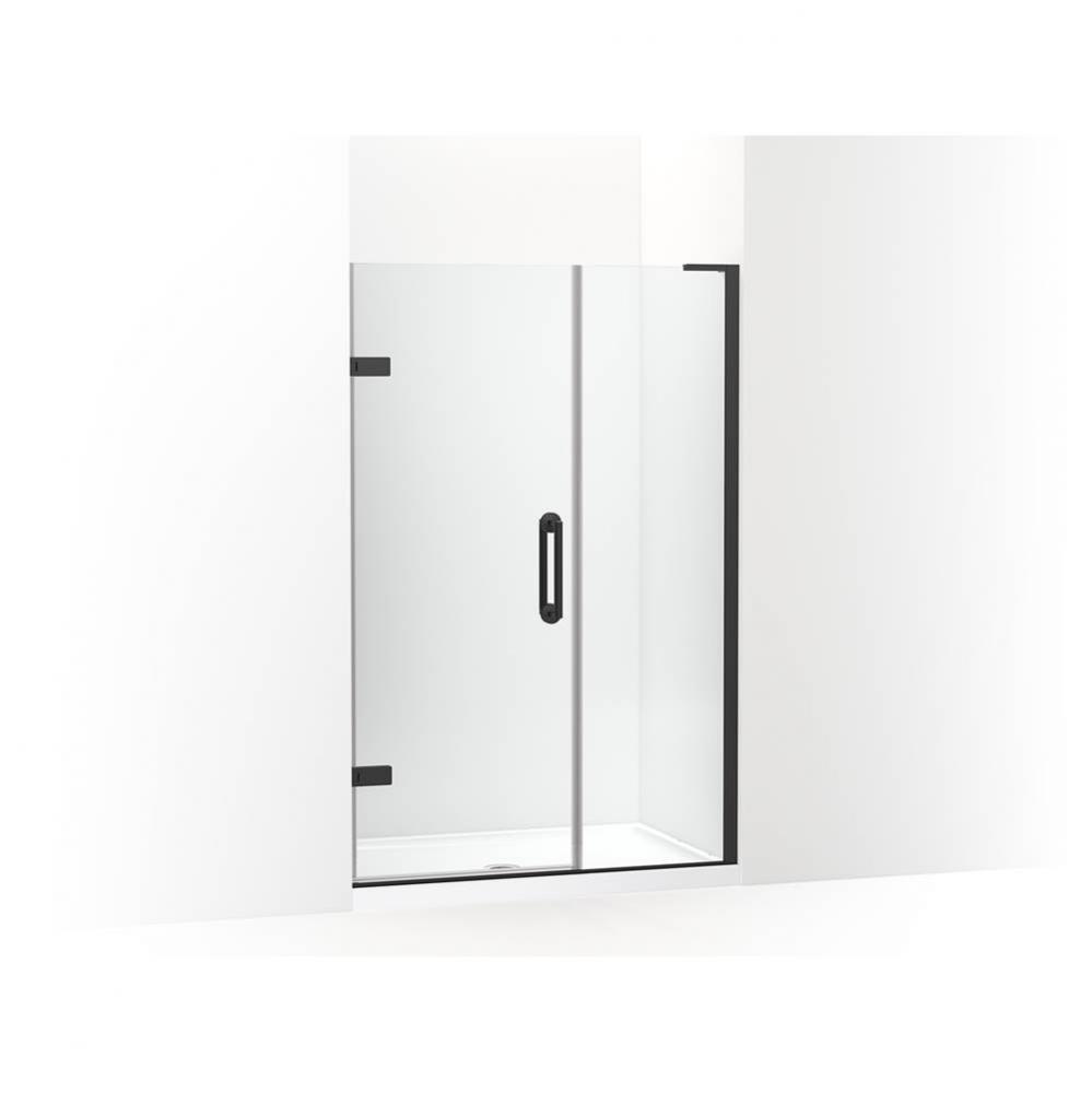 Components™ Frameless pivot shower door, 71-3/4&apos;&apos; H x 46 - 46-3/4&apos;&apos; W, with