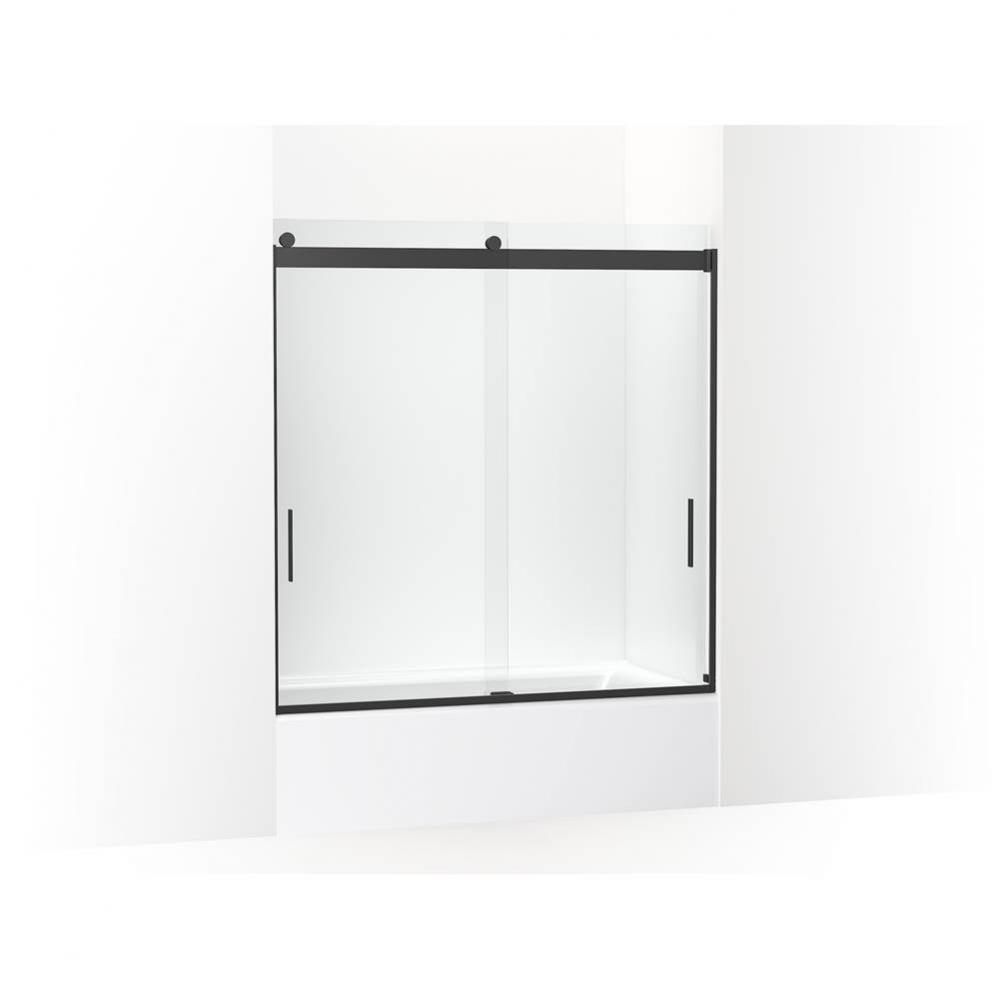 Levity&#xae; Sliding bath door, 62&apos;&apos; H x 56-5/8 - 59-5/8&apos;&apos; W, with 1/4&apos;&a