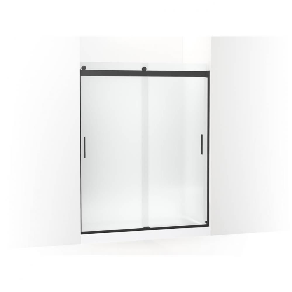 Levity&#xae; Sliding shower door, 74&apos;&apos; H x 56-5/8 - 59-5/8&apos;&apos; W, with 1/4&apos;