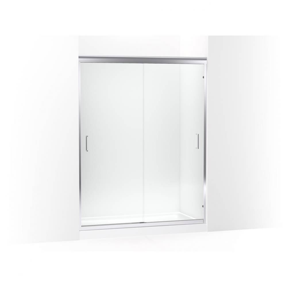 Fluence&#xae; 54-5/8&apos;&apos; - 59-5/8&apos;&apos; W x 75-23/32&apos;&apos; H sliding shower do