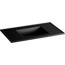 Kohler 2781-1-7 - Ceramic/Impressions® 37'' rectangular vanity-top bathroom sink with single faucet h