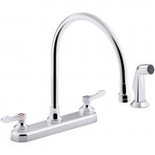 Kohler 810T71-4AHA-CP - Triton® Bowe® 1.5 gpm kitchen sink faucet with 9-5/16'' gooseneck spout, match