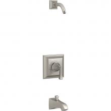 Kohler TLS461-4V-BN - Memoirs® Stately Rite-Temp® bath and shower trim set with Deco lever handle and spout, l