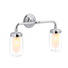 Kohler 72582-CP - Artifacts™ Double Sconce