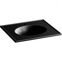 Kohler 2791-1-7 - Ceramic/Impressions® 25'' oval vanity-top bathroom sink with single faucet hole