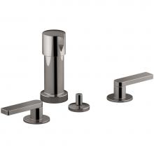 Kohler 73077-4-TT - Composed® Widespread bidet faucet with lever handles