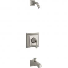 Kohler TLS461-4S-BN - Memoirs® Stately Rite-Temp® bath and shower trim set with lever handle and spout, less s