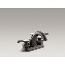 Kohler 12266-4-2BZ - Fairfax® Centerset bathroom sink faucet with lever handles