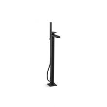 Kohler T23492-4-BL - Parallel Floor-Mount Bath Filler Trim With Handshower