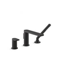 Kohler 73078-4-BL - Composed® single handle deck mount bath faucet with handshower