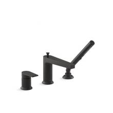 Kohler 74032-4-BL - Taut™ 11 gpm deck-mount bath faucet with handshower