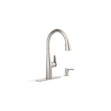 Kohler R30573-SD-VS - Easmor™ Pull-down kitchen sink faucet with soap/lotion dispenser