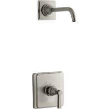 Kohler TLS13134-4B-BN - Pinstripe® Rite-Temp® shower trim set with lever handle, less showerhead