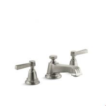 Kohler 13132-4B-BN - Pinstripe® Widespread bathroom sink faucet with lever handles