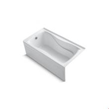 Kohler 1219-LA-0 - Hourglass® 32 60'' x 32'' alcove bath with integral apron and integral fl