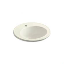 Kohler 2202-1-96 - Brookline® 19'' diameter drop-in bathroom sink with single faucet hole