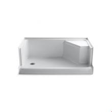 Kohler 9489-0 - Memoirs® 60'' x 36'' single threshold left-hand drain shower base with in