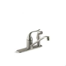 Kohler 15173-F-BN - Coralais® Three-hole kitchen sink faucet with 8-1/2'' spout, matching finish sidesp