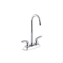 Kohler 15275-4-CP - Coralais® two-hole centerset bar sink faucet with lever handles