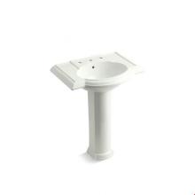 Kohler 2294-8-NY - Devonshire® 27'' pedestal bathroom sink with 8'' widespread faucet holes
