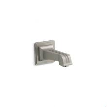 Kohler 13139-B-BN - Pinstripe® wall-mount 6-7/8'' non-diverter bath spout