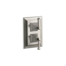 Kohler T10422-4S-BN - Memoirs® Stately Valve trim with lever handles for stacked valve, requires valve