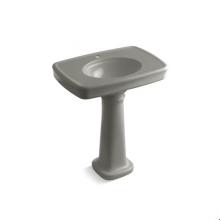Kohler 2347-1-K4 - Bancroft® 30'' pedestal bathroom sink with single faucet hole