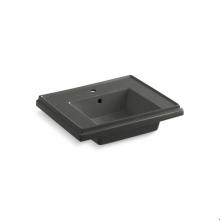 Kohler 2757-1-58 - Tresham® 24'' pedestal bathroom sink basin with single faucet hole