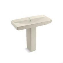 Kohler 5149-1-47 - Rêve® 39'' pedestal bathroom sink with single faucet hole